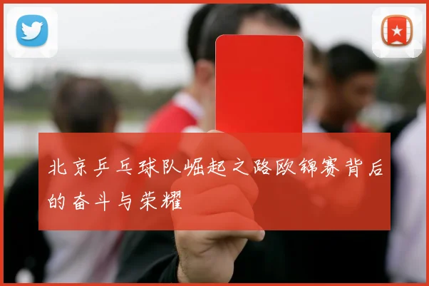 北京乒乓球队崛起之路欧锦赛背后的奋斗与荣耀